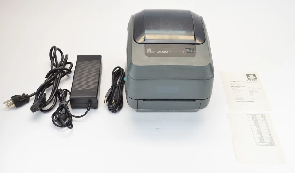 Zebra GX430T GX43-102410-000 Thermal Label Printer Ethernet 300dpi - Grade C - Image 1 of 4