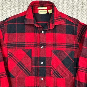 Camisa De Colección St Johns Bay Para Hombres M Roja Búfalo Cuadros Big Mac Franela Ropa de Trabajo - Imagen 1 de 12