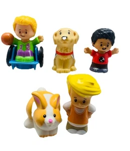 Fisher Price Little People Service Hund Jungen Rollstuhl Junge Hase FP 5er Set - Bild 1 von 15