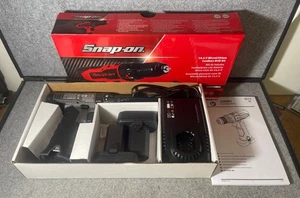 •Snap-On 14.4V MicroLithium Brushless Cordless Drill Kit 3/8 Gray CDR861GMK2 - Foto 1 di 5