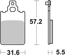 sbs 109HF brake pads