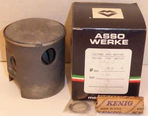Maico 250cc 1986-2002 montaje de pistón ASSO forjado hecho en Italia 68,4 mm diámetro OS - Imagen 1 de 1