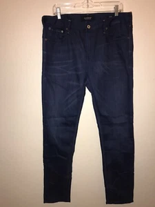 SCOTCH & SODA Jeans W32 x L34 Dark Blue Trousers Pants Slim Straight Leg - Picture 1 of 16