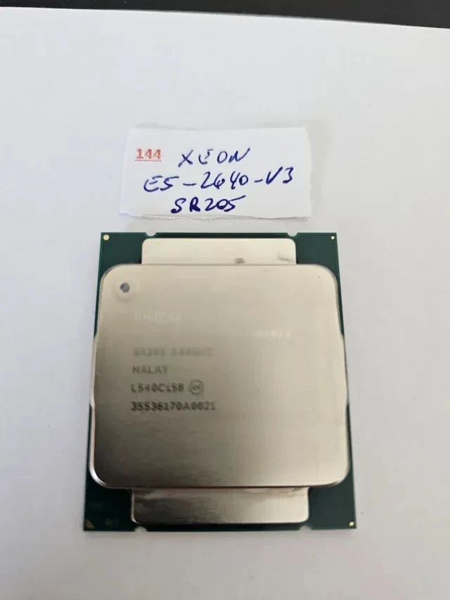 Procesador Intel Xeon E5-2640-V3 8 núcleos x 2,60 GHz 16 hilos Foto 1 de 1