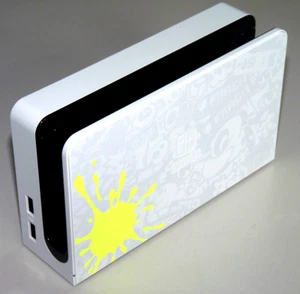 ORIGINAL NINTENDO SWITCH OLED DOCK Dockingstation TV Station WEISS  SPLATOON #2 - Bild 1 von 2