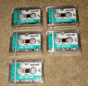 Maxell MC-6OUR Microcassette Tapes Micro Cassette Handheld Tape Recorder New - Picture 1 of 1