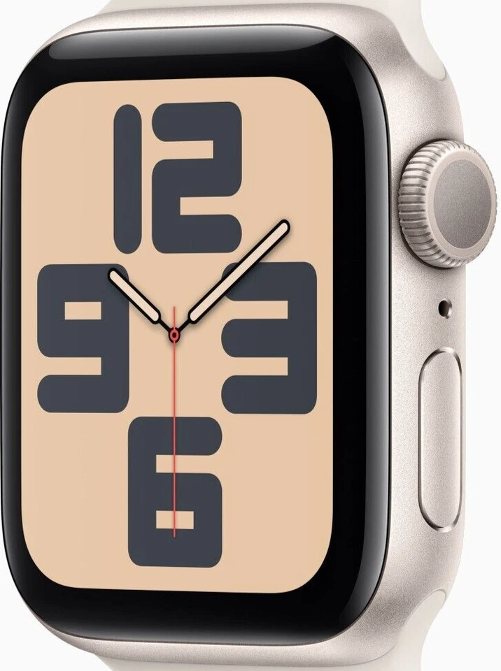 Apple Watch Series SE 2022 Aluminiumgehäuse starlight 40mm GPS Kabel + Armband - Bild 1 von 1