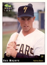 1991 Yakima Bears Classic/Best #12 Don Meyers