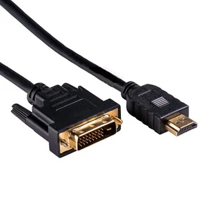 HDMI to DVI 24+1 Digital Cable DVI-D PC to TV Monitor Video Adapter PC 1m to 20m - Picture 1 of 9