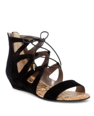 Sam Edelman Dean Womens Black Caged Sandal Size 8M Z1946* - Image 1 of 4