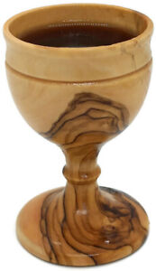 Cup Authentic Communion  Wine Hand Made olive wood Jerusalem Church