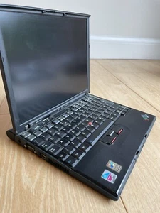 IBM Lenovo Thinkpad X41 Laptop, Windows 7 Pro, 2 GB RAM, 40 GB HDD, Battery - Picture 1 of 7