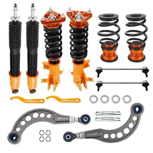 Adjustable Coilovers Strut & Rear Camber Control Arm For Honda Civic 12-15 FG FB - Picture 1 of 12
