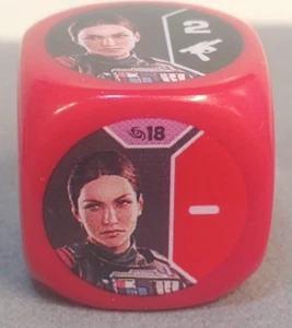 Star Wars Destiny Red Die #18 Iden Versio - Inferno Squad Commander - Imagen 1 de 6