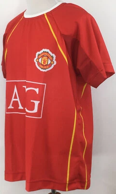 Rosales #14 Manchester United AIG Team Jersey Shirt 2XL Red - Image 1 of 4