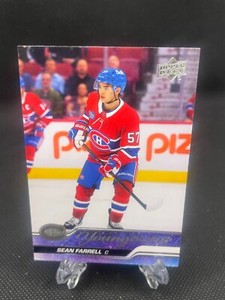 2023-24 Upper Deck Series 1 Sean Farrell Young Guns RC Montreal Canadians