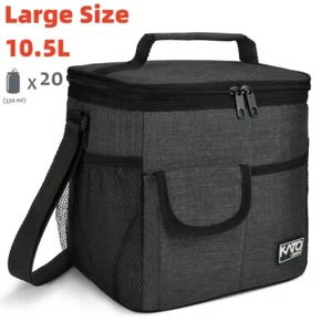 Large Insulated Lunch Bag for Women Men Leakproof Thermal Cooler Bag Lunch Tote - Picture 1 of 8