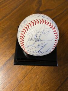 1992 Minnesota Twins Team Signed Autographed Baseball Puckett Hrbek 29 Autos