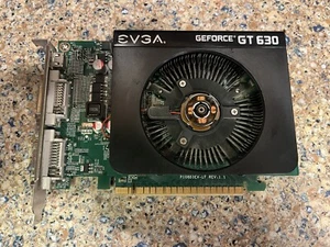 EVGA NVIDIA GeForce GT 630 2 GB DDR3 PCI Express 2.0 x16, Works But Needs Fan - Picture 1 of 4