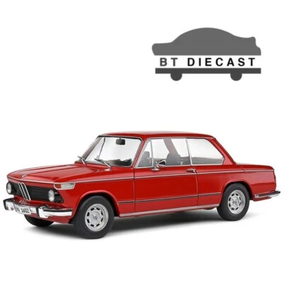 SOLIDO 1971 BMW 1602 1/18 DIECAST MODELO COCHE VERONA ROJO S1808601 Foto 1 de 4