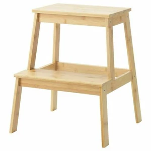 IKEA TENHULT Bambus Tritthocker stabile Holzleitern Home Shop Bar Küche Leiter - Bild 1 von 2