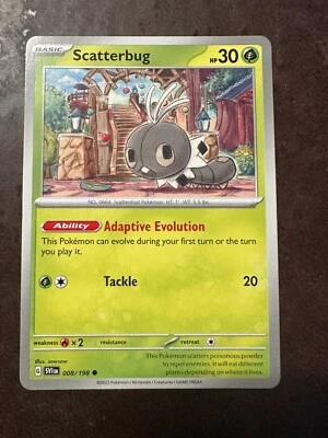 Scatterbug 008/198 Sv01: Scarlet & Violet Base Set Regular - Image 1 of 2