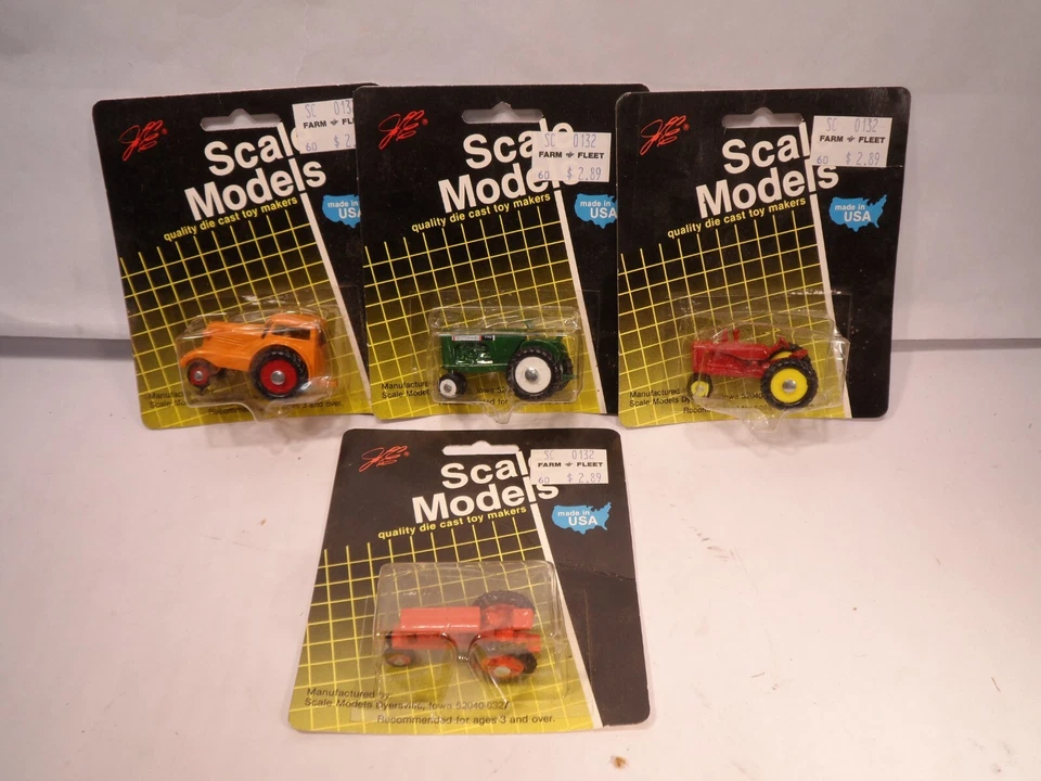 RARE 1/64th Minneapolis Moline Allis Chalmers Massey Oliver Tractor Scale Models - Image 1 of 4