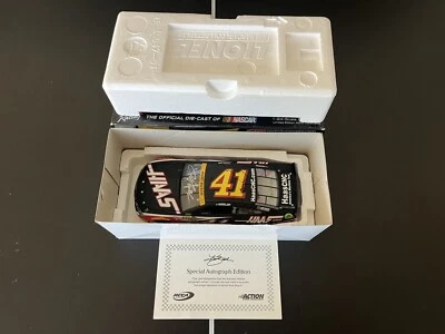 NASCAR 1/24 2014 #41 HAAS CHASE FOR THE CUP AUTOGRAPHED COA KURT BUSCH - Image 1 of 3