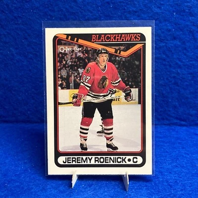 1990 O-Pee-Chee Hockey / Chicago Blackhawks / Jeremy Roenick #7 - Image 1 of 2