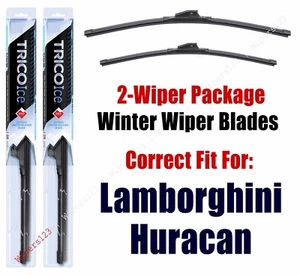 Paquete de 2 limpiaparabrisas de invierno para 2015+ Lamborghini Huracán 35260/160 - Imagen 1 de 1