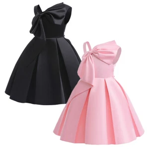 Kids Flower Girls Party Tutu Dress Princess Formal Bridesmaid Christmas Evening - Picture 1 of 34