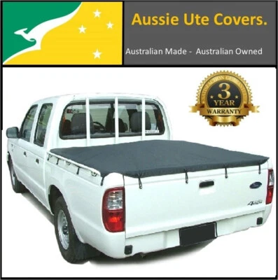 Bunji Cord Tonneau Cover to Fit Ford Courier PE PG PH 1999 to 2006 Dual Cab Ute - image 1 of 3