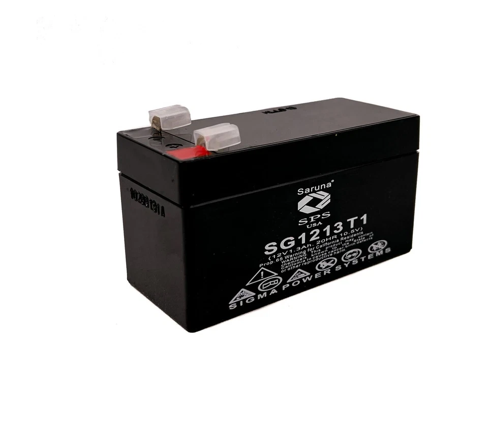 Raion Power RG1213T1 12V 1.3Ah Replacement Battery - Black