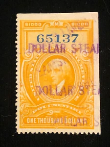 U.S: USED #R250 "DOLLAR STEAMSHIP" STRAIGHTLINE CANCEL - Picture 1 of 1