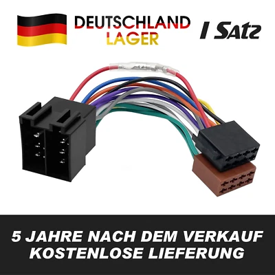 Radioadapter ISO ISO Zündplus Dauerplus steckbar Verlängerung Autoradio - Bild 1 von 4