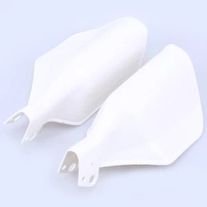 A pair Handlebar Motorcycle Hand Guard Protectors Dirt Bike Universal fit White - Picture 1 of 11