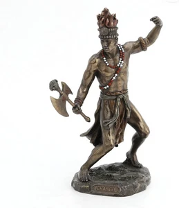 Chango - God of Fire, Thunder, Lightning and War Statue - Picture 1 of 1