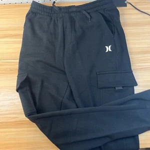 Hurley Boy's Cargo Fleece Jogger Pants XL - Picture 1 of 8