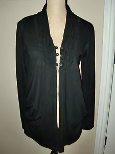 ¡¡NUEVO CON ETIQUETAS!! Top de mujer TOSKA negro manga larga talla mediana~BONITO~ - Imagen 1 de 4