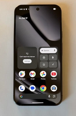 BRAND NEW Google Pixel 10 Pro Unlocked 128GB 6.3" 5G Dual SIM Obsidian Black - Image 1 of 4