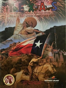 BUD HELBIG   2000   "TEXAS"  PROGRAM   42 COLOR PICS  COWBOY ARTISTS of AMERICA - Picture 1 of 4