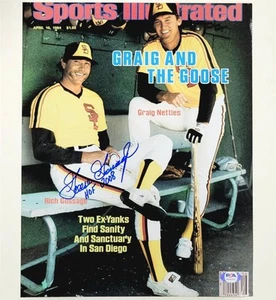 Goose Gossage signed "HOF 2008" San Diego Padres SI 11x14 photo autograph ~ PSA - Picture 1 of 4