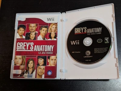 Grey's Anatomy The Video Game (Nintendo Wii) CIB - Image 1 of 3