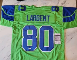 Steve Largent Autographed /Signed Seattle Seahawks Jersey "HOF 95” - Picture 1 of 2