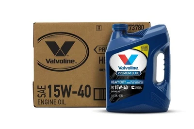Valvoline 高级蓝色 SAE 15W-40 柴油发动机油 1 GA,3 件装 — 第 1/4 张图片