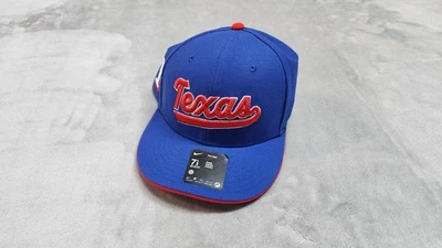 Gorra de béisbol Texas Rangers ajustada azul roja Nike Royal True Performance MLB Foto 1 de 4
