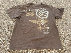Hel FX Boys Brown 33 T-Shirt Size M - Picture 1 of 3