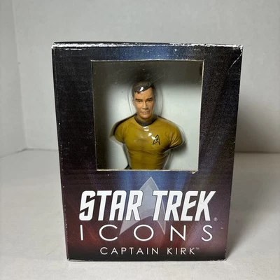 Star Trek Icons Captain Kirk Bust - #1104 / 1701 Diamond Select Toys NIB JL - Image 1 of 4