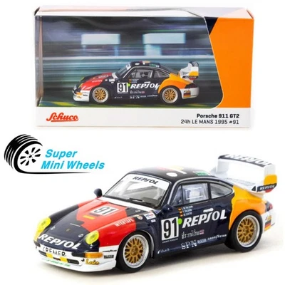 Tarmac Works x Schuco 1:64 Porsche 911 GT2 24h LE MANS 1995 #91 - Image 1 of 3