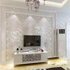 Modern Luxury Victorian Damask Embossed Textured Living Room/bedroom/tv Backgrou
